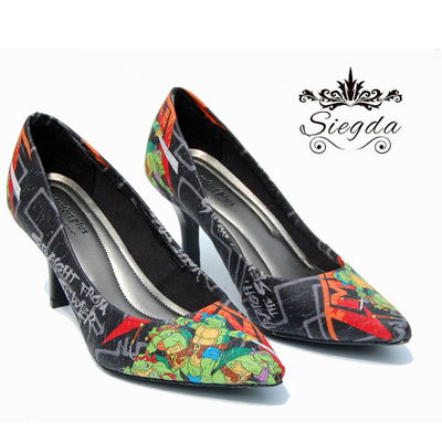 Straight out of the sewers pointed toe heels 3 inch