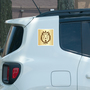 Tribal Lions Head Decal - High Quality Adhesive Vinyl In Full Color-2