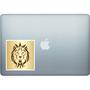 Tribal Lions Head Decal - High Quality Adhesive Vinyl In Full Color-3