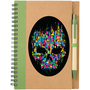 Multi Color Pixle Skull Decal - High Quality Adhesive Vinyl In Full Color-4