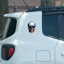 Poly Skull Decal - High Quality Adhesive Vinyl In Full Color-2