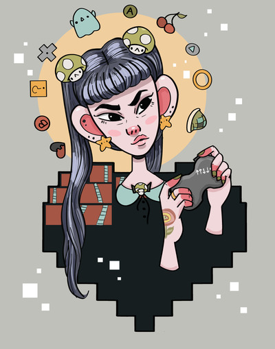 Gamer (print and mini-print)