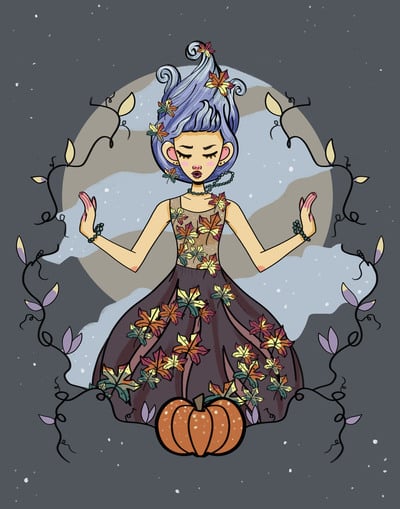 Autumn (print and mini-print)