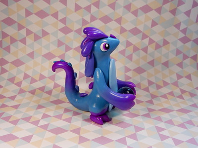 Blue and Pink Dragon