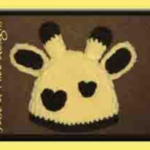 Crochet Giraffe Hat