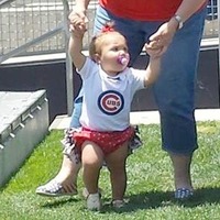 Girls Cincinnati Reds Outfit, Baby Girls Reds Baseball Outfit - Thumbnail 2