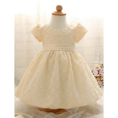 Beige holiday dress 