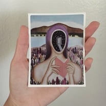 Introvert matte sticker 3"x4"