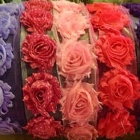 Shabby Flower Headbands (Single) - Thumbnail 3