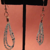 Seed Bead Loop Earrings