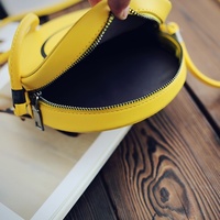 Smiling Face Shoulder Bag Aslant PU  Portable Street Fashion Recreation Bag - Thumbnail 4