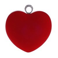 Fashion Diamond Heart-shaped Korean Dinner Bag Women Handbag - Thumbnail 2