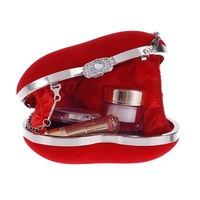 Fashion Diamond Heart-shaped Korean Dinner Bag Women Handbag - Thumbnail 4