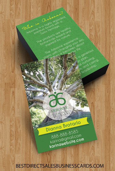 ARBONNE Business Cards style 4
