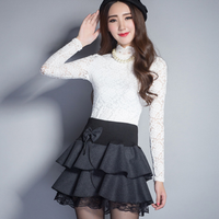 Bowknot woolen skirt - Thumbnail 2