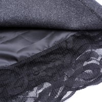 Bowknot woolen skirt - Thumbnail 4