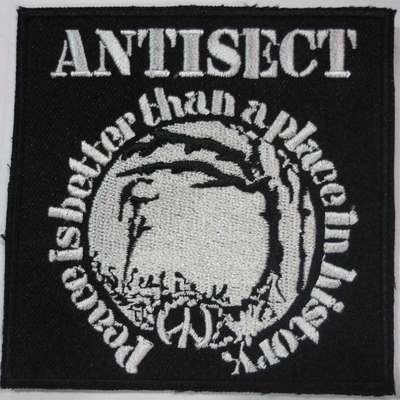 Antisect (peace is better....) embroidered patch - Thumbnail 5