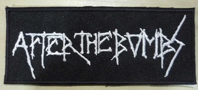 AFTER THE BOMBS embroidered patch (strip)