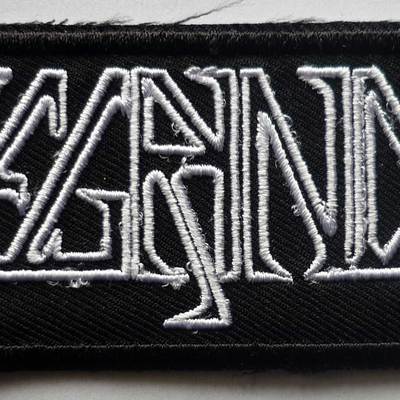Axegrinder embroidered patch (white) - Thumbnail 5