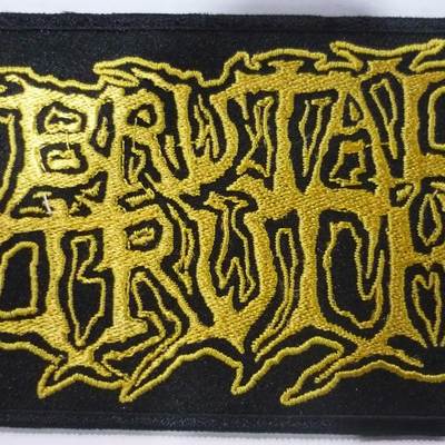 Brutal truth embroidered patch