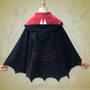 Halloween Devil Ear Bat Cape Woolen Jacket-1