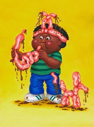 #2 NATE Inflate / Balloony BART Final Art - Garbage Pail Kids BNS1