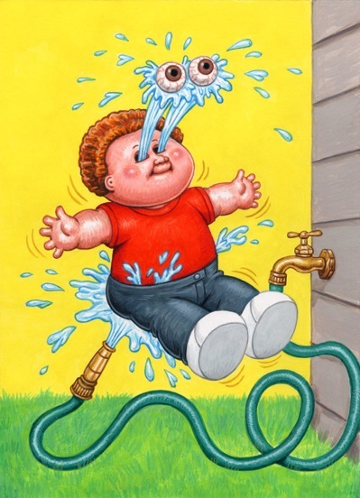 #40 Enema ERIC / Cleansed CLEM Final Art - Garbage Paik Kids 2015 Series 1