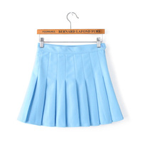 Harajuku fashion high waist pleated skirt  - Thumbnail 4