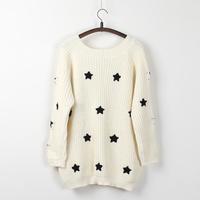 Stars Rivets Loose Cardigan Sweater - Thumbnail 3