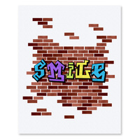 Smile - Graffiti - Printable Wall Art - Thumbnail 1