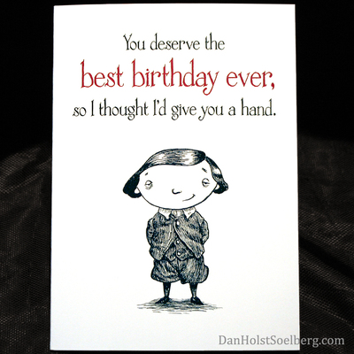 Birthday Card - Give You A Hand