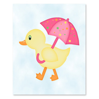 Ducks - Pink Set - Printable Wall Art - Thumbnail 3