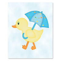 Ducks - Blue Set - Printable Wall Art - Thumbnail 3