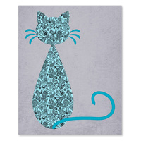 Cats - Paisley Set - Printable Wall Art - Thumbnail 1