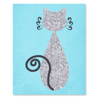 Cats - Paisley Set - Printable Wall Art - Thumbnail 2