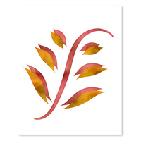 Red & Golden Yellow Foliage Set - Printable Wall Art - Thumbnail 1