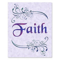 Faith (Color) Printable Wall Art - Thumbnail 1