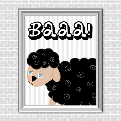 Black Sheep Printable Wall Art