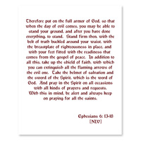 Armor Of God (Burgundy Set) Printable Wall Art - Thumbnail 2