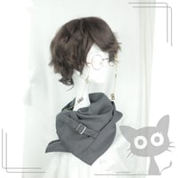 30cm Short Brown Wig - Thumbnail 1