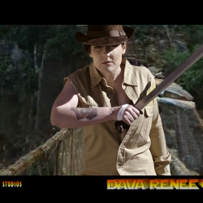 Indiana jones bridge cosplay 11x17 print