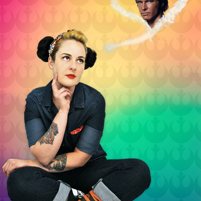 Leia the riveter ponder cosplay 11x17 print