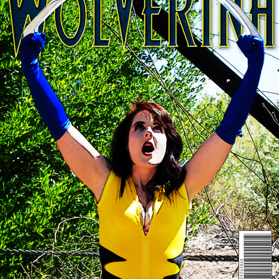 Wolverina comic cosplay 11x17 print