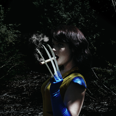 Wolverina smokin' cosplay 11x17 print