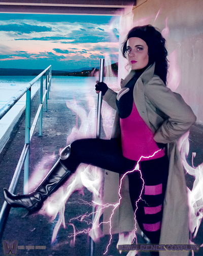 Gambit Leg Up Cosplay 11x17 Print