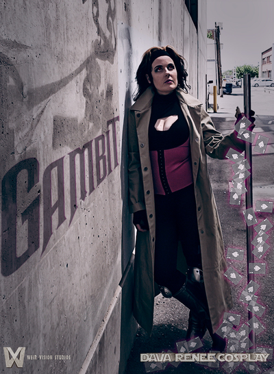 Gambit Clumsy Me Cosplay 11x17 Print