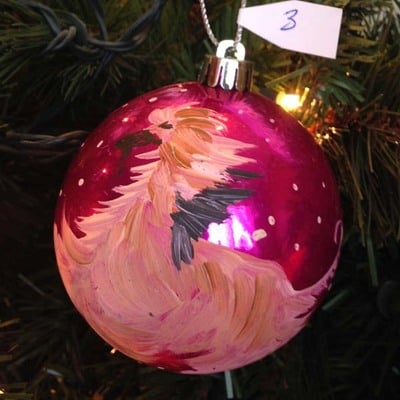 Bright pink - blk mask cream afghan hound