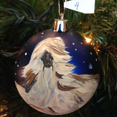 Royal Blue - Blk Mask Cream Afghan Hound