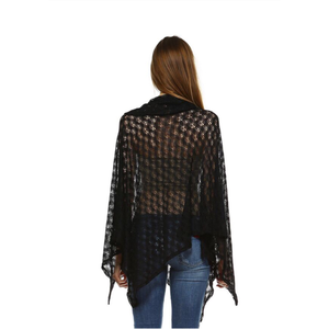 Cowneck Crochet Poncho - Thumbnail 2