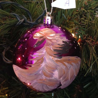 Purple - blk mask cream afghan hound